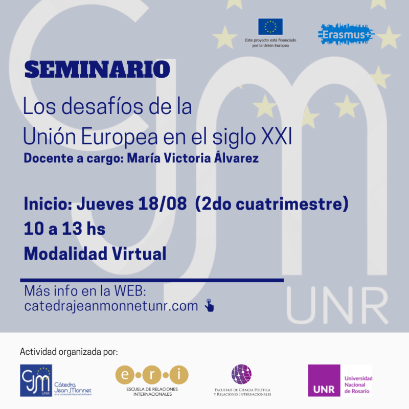 Seminario 2022, Los desafíos de la Unión Europea en el siglo XXI